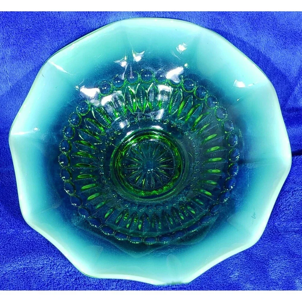 Vintage Collectible Mosser Opalescent Dish